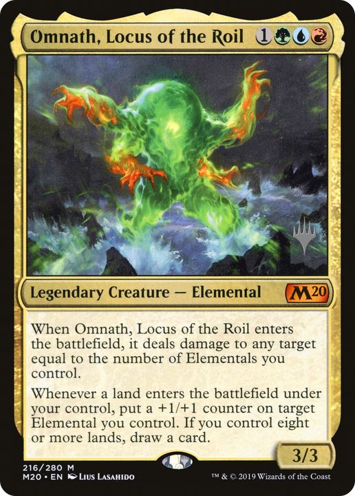 Omnath, Locus of the Roil in the group Magic the Gathering / Types / Colors / Multicolors / G, R, U at Proxyprinters.com (90899)