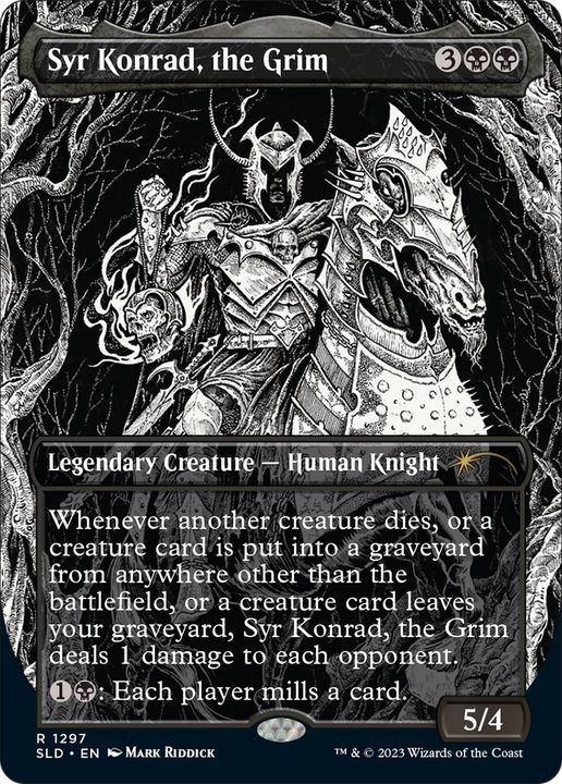 Syr Konrad, the Grim in the group Magic the Gathering / Types / Colors / Black at Proxyprinters.com (90907)