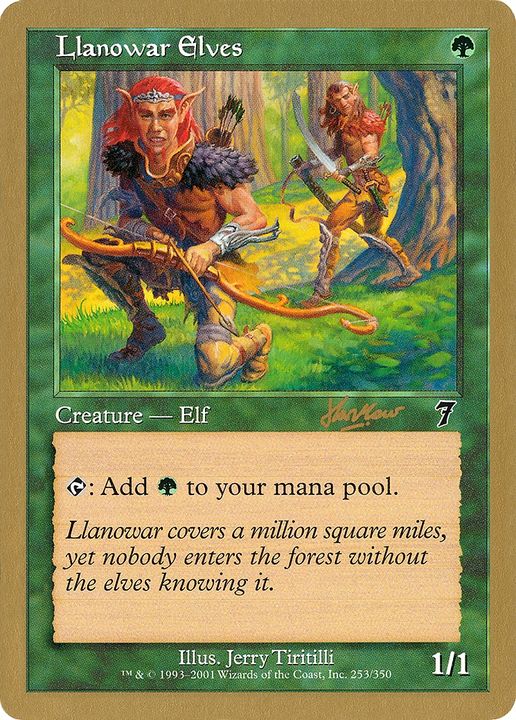 Llanowar Elves in the group Magic the Gathering / Types / Colors / Green at Proxyprinters.com (90910)