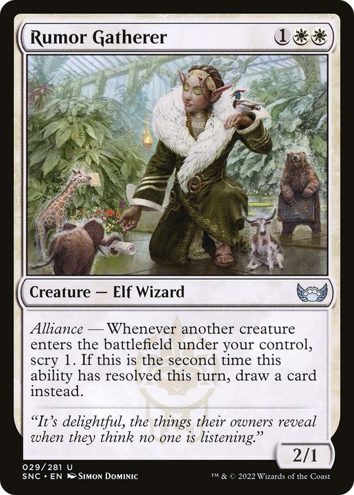 Rumor Gatherer in the group Magic the Gathering / Types / Creatures / Wizard at Proxyprinters.com (90916)