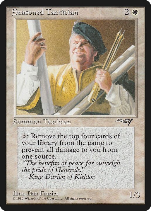 Seasoned Tactician in the group Magic the Gathering / Types / Colors / White at Proxyprinters.com (90924)