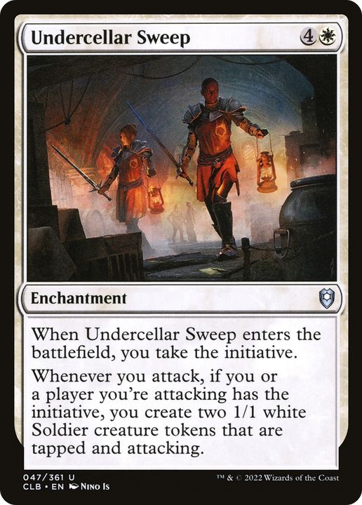 Undercellar Sweep in the group Magic the Gathering / Types / Enchantment / Enchantment at Proxyprinters.com (90937)