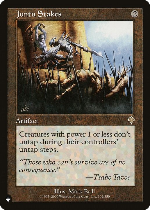 Juntu Stakes in the group Magic the Gathering / Types / Artifacts / Artifact at Proxyprinters.com (90941)