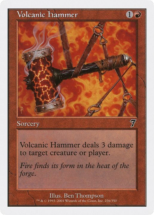 Volcanic Hammer in the group Magic the Gathering / Sets / Seventh Edition at Proxyprinters.com (90955)