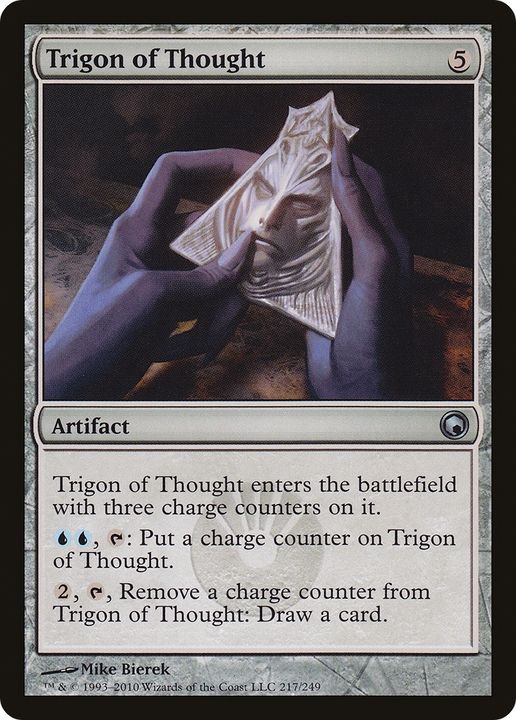 Trigon of Thought in the group Magic the Gathering / Types / Artifacts / Artifact at Proxyprinters.com (90957)