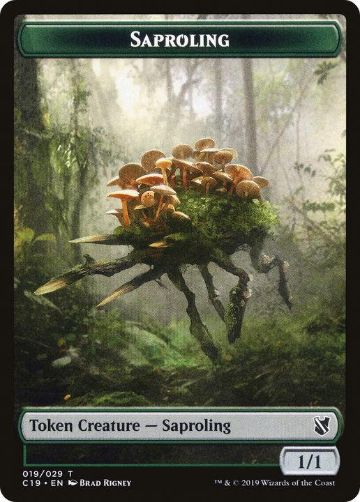 Saproling in the group Magic the Gathering / Sets / Commander 2019 Tokens at Proxyprinters.com (90964)