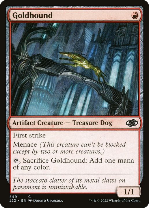 Goldhound in the group Magic the Gathering / Types / Colors / Red at Proxyprinters.com (90976)