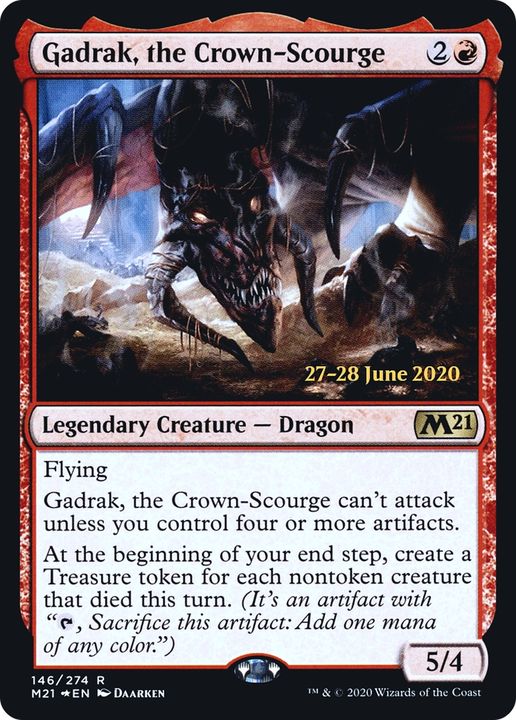 Gadrak, the Crown-Scourge in the group Magic the Gathering / Types / Colors / Red at Proxyprinters.com (90988)