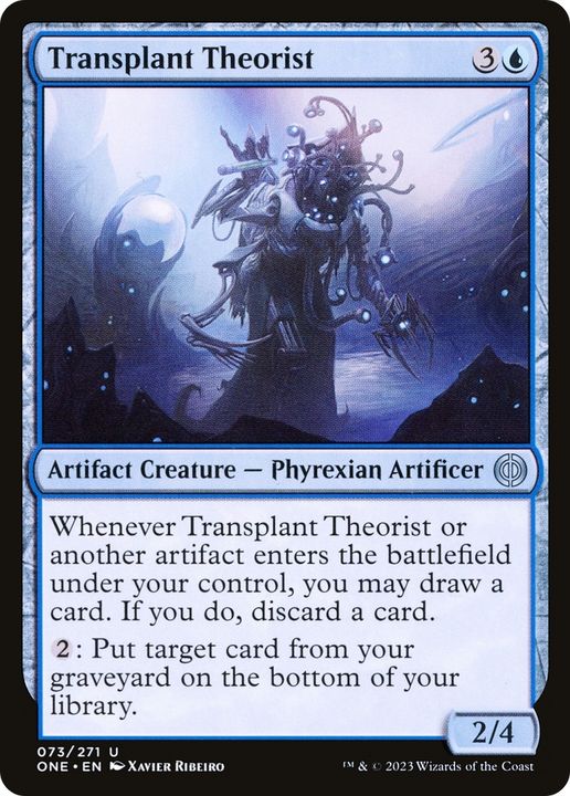 Transplant Theorist in the group Magic the Gathering / Types / Colors / Blue at Proxyprinters.com (91029)