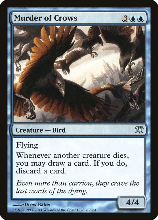 Murder of Crows in the group Magic the Gathering / Types / Colors / Blue at Proxyprinters.com (91030)