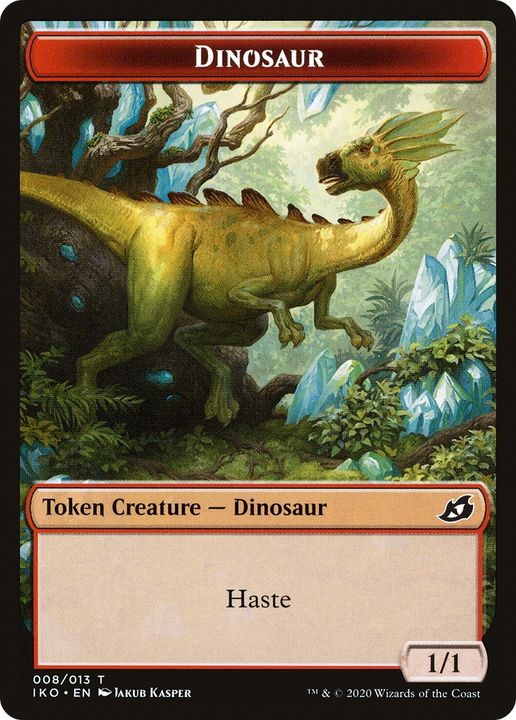 Dinosaur in the group Magic the Gathering / Sets / Ikoria: Lair of Behemoths Tokens at Proxyprinters.com (91037)