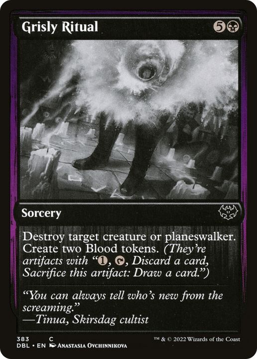 Grisly Ritual in the group Magic the Gathering / Types / Colors / Black at Proxyprinters.com (91038)