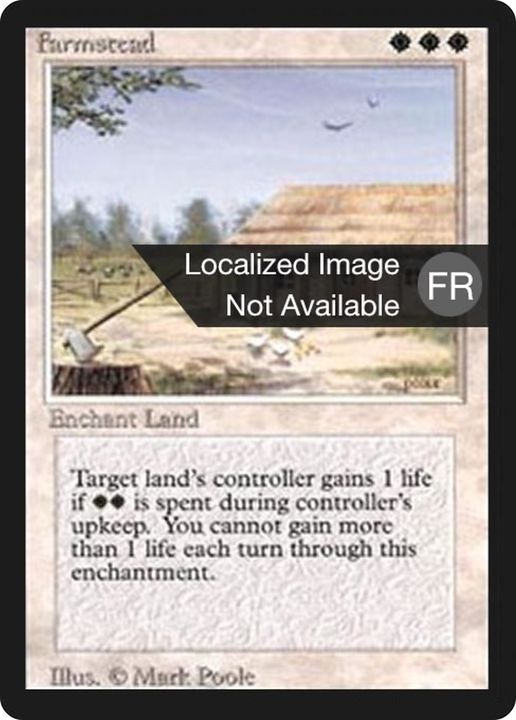 Farmstead in the group Magic the Gathering / Sets / Foreign Black Border at Proxyprinters.com (91057)