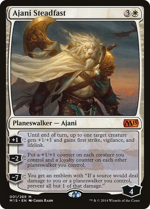 Ajani Steadfast in the group Magic the Gathering / Types / Colors / White at Proxyprinters.com (91064)