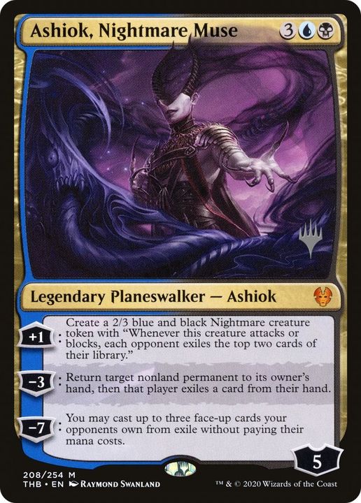 Ashiok, Nightmare Muse in the group Magic the Gathering / Sets / Theros Beyond Death Promos at Proxyprinters.com (9108)