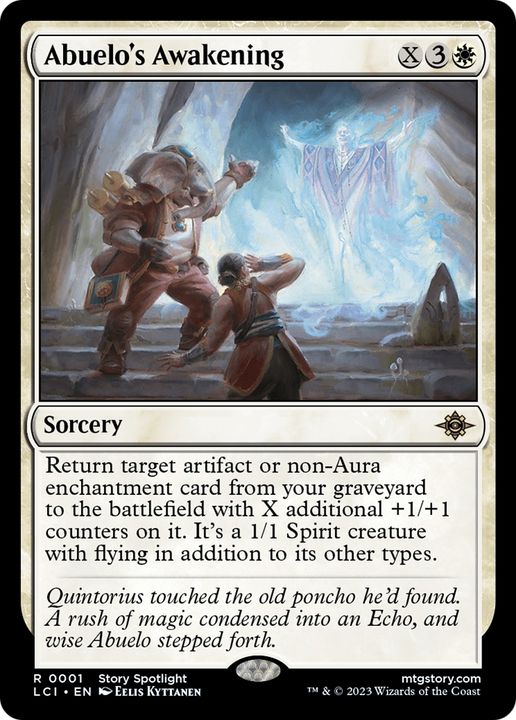 Abuelo's Awakening in the group Magic the Gathering / Types / Colors / White at Proxyprinters.com (91086)