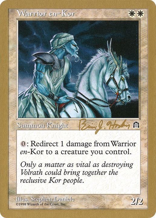 Warrior en-Kor in the group Magic the Gathering / Sets / World Championship Decks 1998 at Proxyprinters.com (91087)