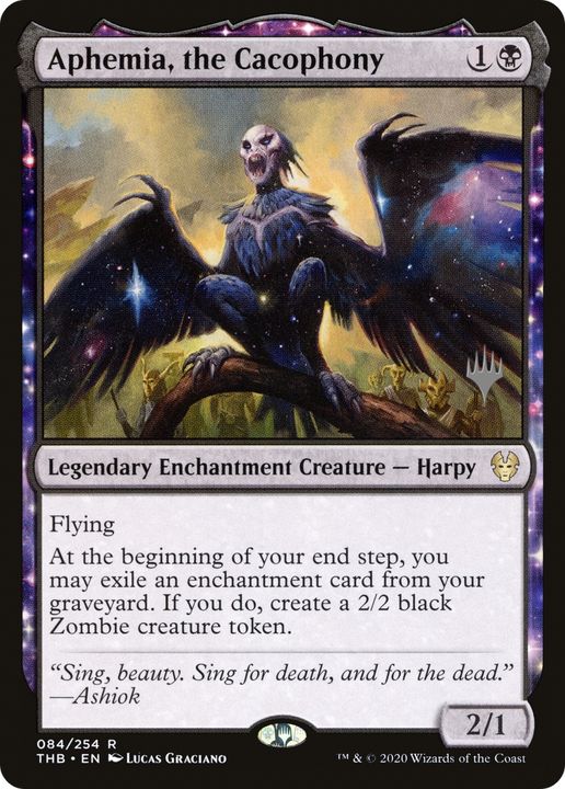 Aphemia, the Cacophony in the group Magic the Gathering / Sets / Theros Beyond Death Promos at Proxyprinters.com (91097)