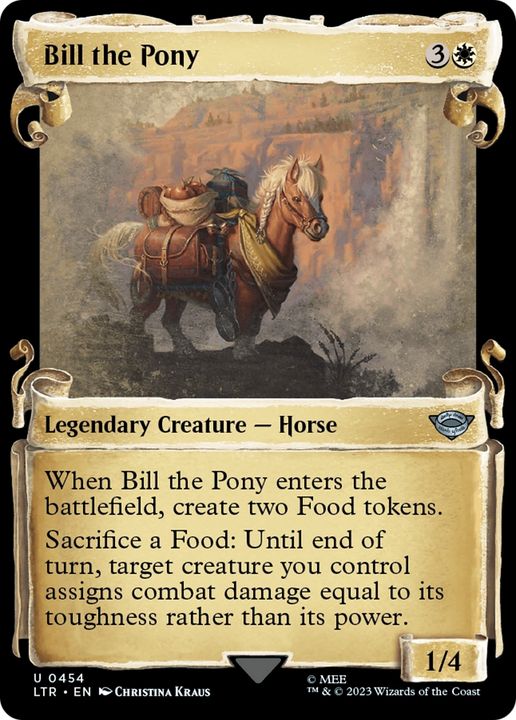 Bill the Pony in the group Magic the Gathering / Types / Colors / White at Proxyprinters.com (91124)