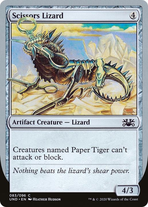 Scissors Lizard in the group Magic the Gathering / Types / Colors / Colorless at Proxyprinters.com (91132)