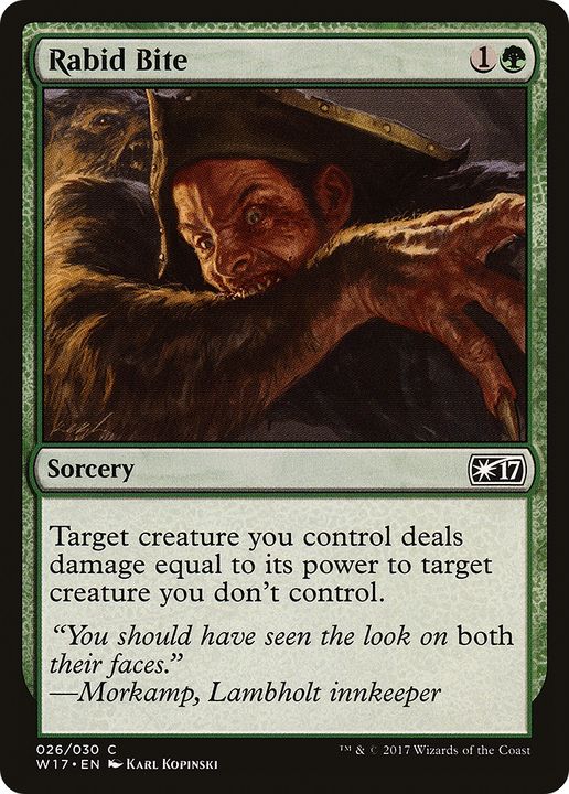 Rabid Bite in the group Magic the Gathering / Types / Colors / Green at Proxyprinters.com (91164)