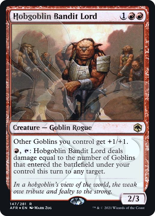 Hobgoblin Bandit Lord in the group Magic the Gathering / Types / Colors / Red at Proxyprinters.com (91191)