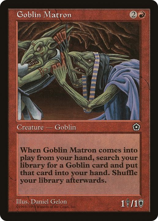 Goblin Matron in the group Magic the Gathering / Sets / Portal Second Age at Proxyprinters.com (91205)