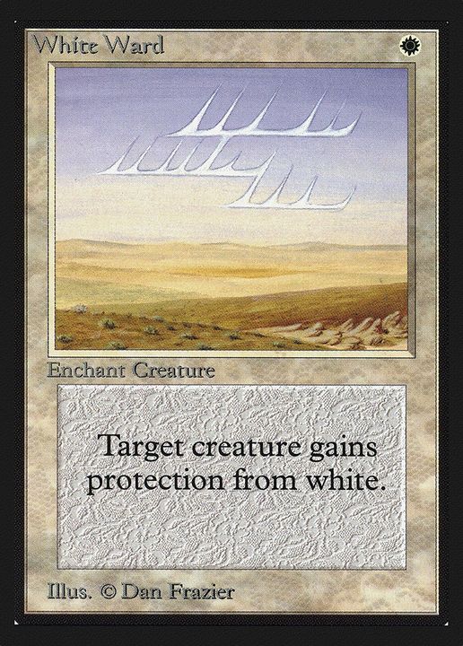 White Ward in the group Magic the Gathering / Sets / Intl. Collectors' Edition at Proxyprinters.com (91209)