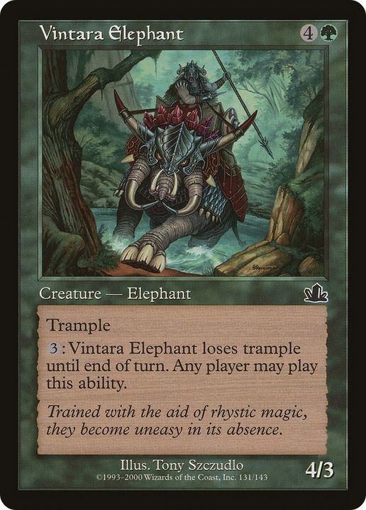 Vintara Elephant in the group Magic the Gathering / Sets / Prophecy at Proxyprinters.com (91210)