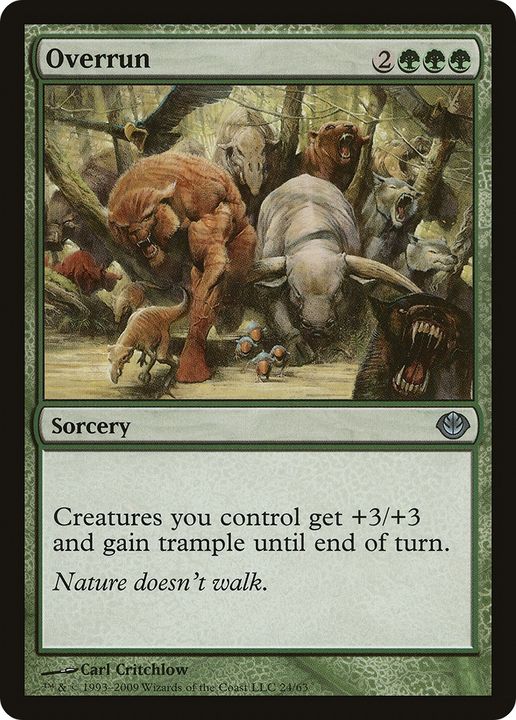 Overrun in the group Magic the Gathering / Types / Colors / Green at Proxyprinters.com (91226)