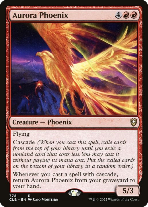 Aurora Phoenix in the group Magic the Gathering / Types / Colors / Red at Proxyprinters.com (91227)