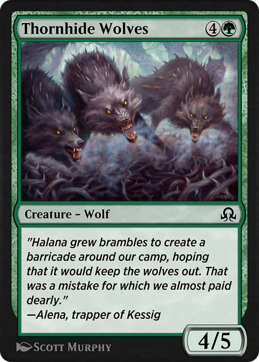 Thornhide Wolves in the group Magic the Gathering / Types / Colors / Green at Proxyprinters.com (9123)