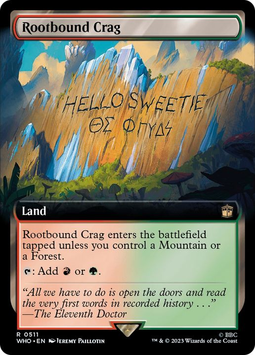 Rootbound Crag in the group Magic the Gathering / Types / Colors / Colorless at Proxyprinters.com (91233)