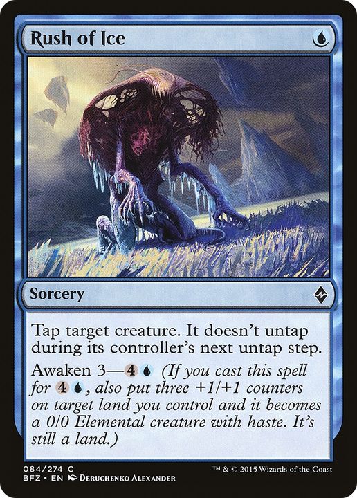 Rush of Ice in the group Magic the Gathering / Types / Colors / Blue at Proxyprinters.com (91234)