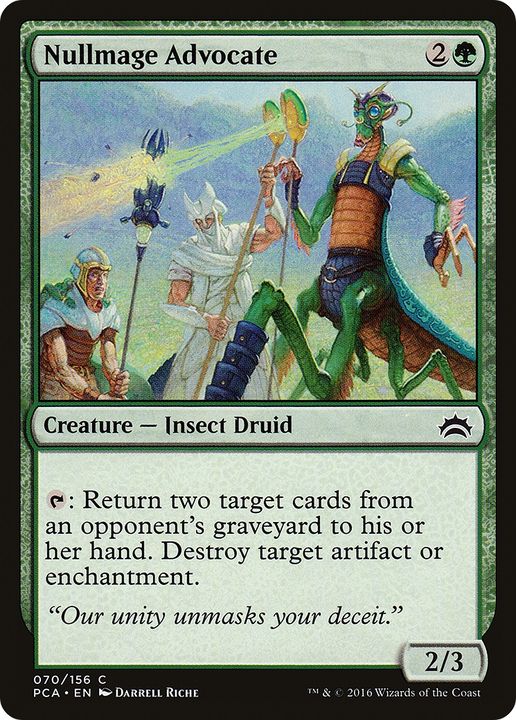 Nullmage Advocate in the group Magic the Gathering / Types / Colors / Green at Proxyprinters.com (91245)