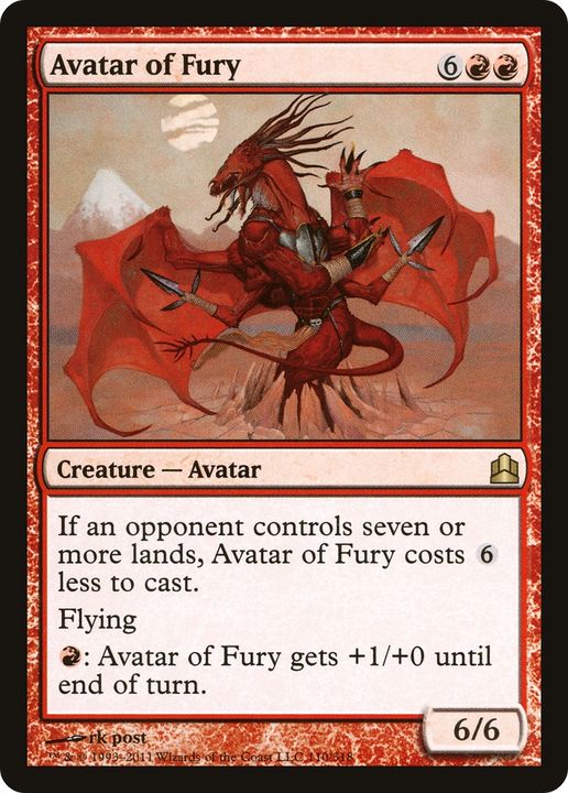 Avatar of Fury in the group Magic the Gathering / Types / Colors / Red at Proxyprinters.com (91254)