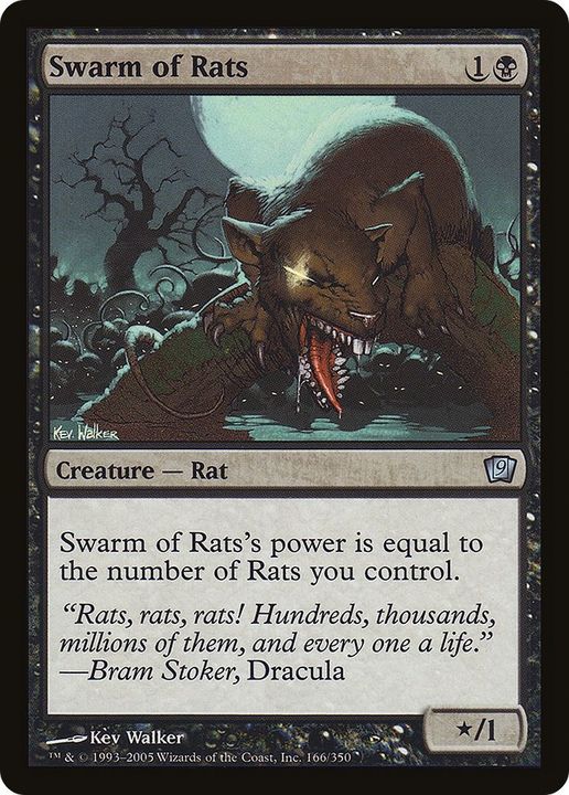 Swarm of Rats in the group Magic the Gathering / Types / Colors / Black at Proxyprinters.com (9126)