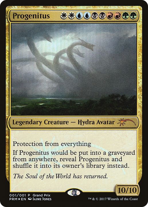 Progenitus in the group Magic the Gathering / Types / Colors / Multicolors / B, G, R, U, W at Proxyprinters.com (91295)