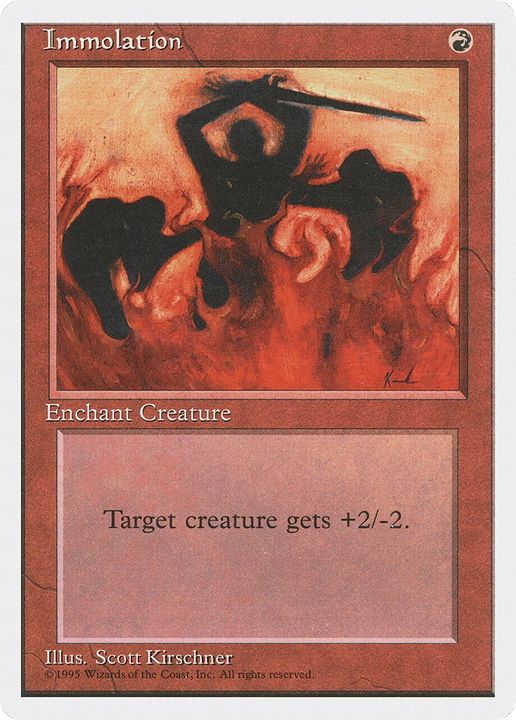 Immolation in the group Magic the Gathering / Types / Colors / Red at Proxyprinters.com (91298)