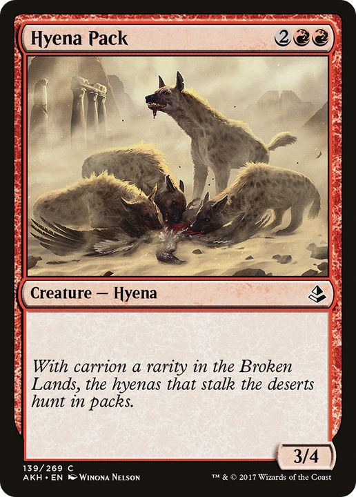 Hyena Pack in the group Magic the Gathering / Sets / Amonkhet at Proxyprinters.com (91332)