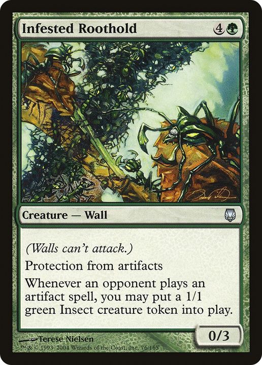 Infested Roothold in the group Magic the Gathering / Types / Colors / Green at Proxyprinters.com (91339)