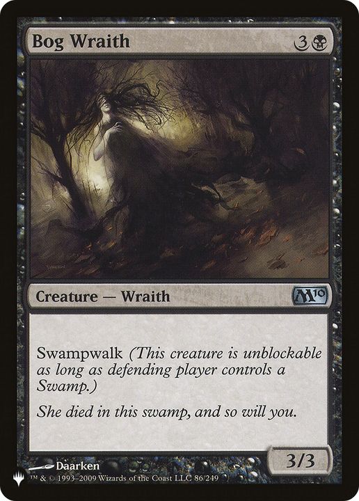 Bog Wraith in the group Magic the Gathering / Sets / The List at Proxyprinters.com (91340)