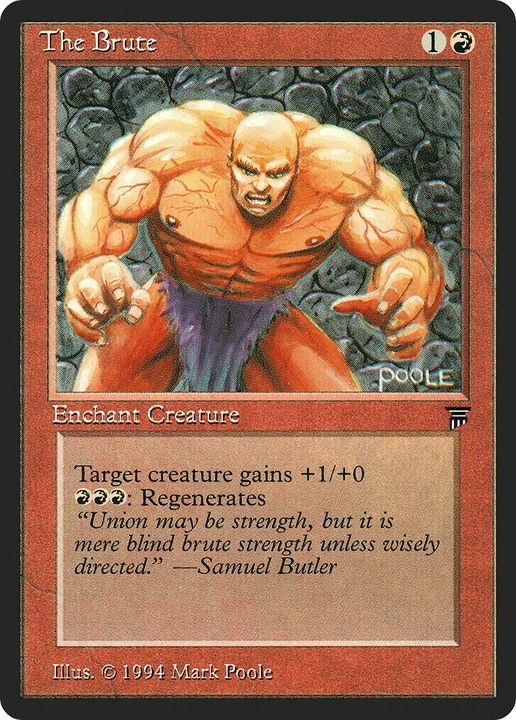 The Brute in the group Magic the Gathering / Types / Colors / Red at Proxyprinters.com (91345)