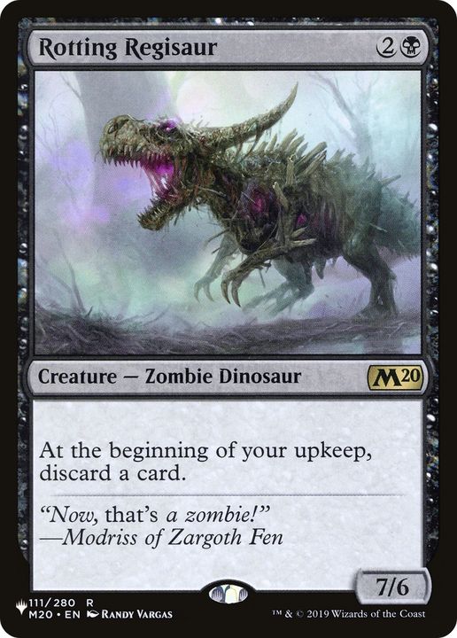 Rotting Regisaur in the group Magic the Gathering / Sets / The List at Proxyprinters.com (91365)