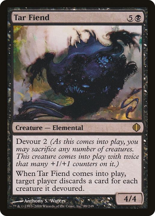 Tar Fiend in the group Magic the Gathering / Types / Colors / Black at Proxyprinters.com (91385)