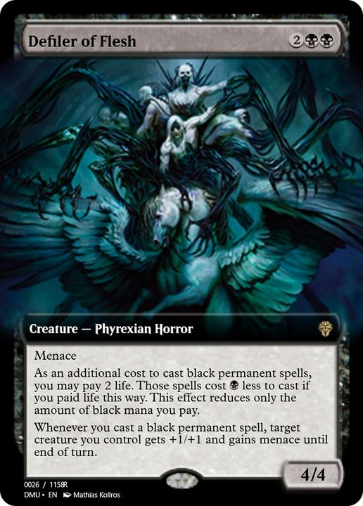 Defiler of Flesh in the group Magic the Gathering / Types / Colors / Black at Proxyprinters.com (91409)