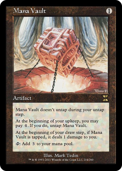 Mana Vault in the group Magic the Gathering / Types / Artifacts / Artifact at Proxyprinters.com (91437)