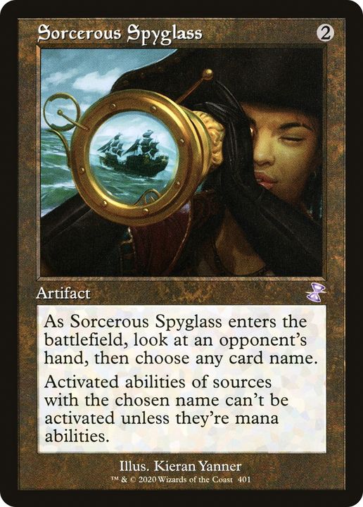 Sorcerous Spyglass in the group Magic the Gathering / Sets / Time Spiral Remastered at Proxyprinters.com (91441)