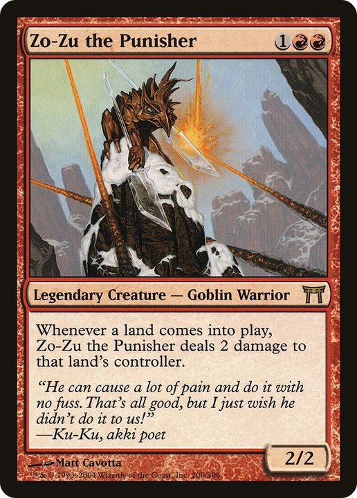 Zo-Zu the Punisher in the group Magic the Gathering / Types / Creatures / Warrior at Proxyprinters.com (91445)