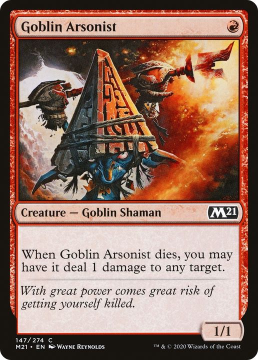 Goblin Arsonist in the group Magic the Gathering / Types / Colors / Red at Proxyprinters.com (91452)